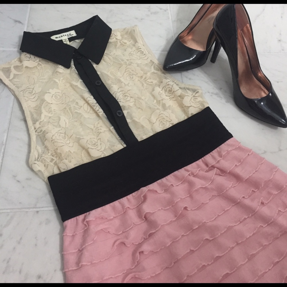 🆑 Pink Ruffle Skirt - Picture 3 of 3